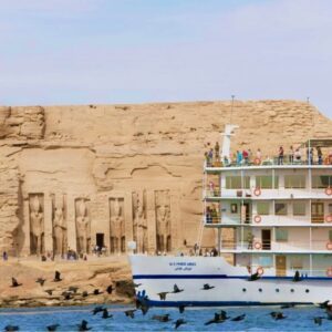 The luxury trip for lake Nasser cruise between Aswan and Abu Simbel